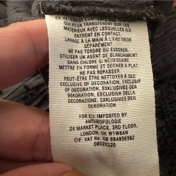 Hei Hei Anthropologie Gray geometric Pattern harem Pants Medium unique comfy - Picture 7 of 10